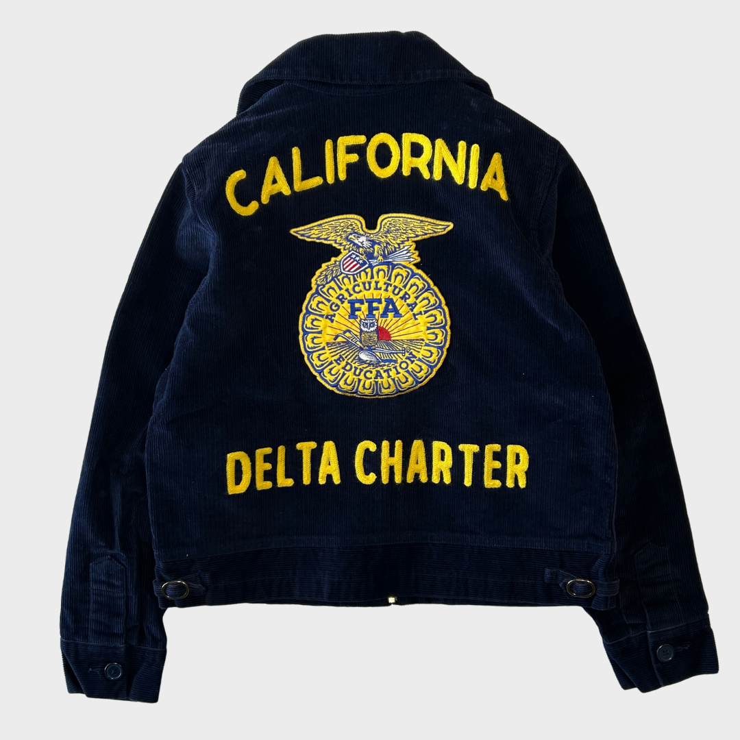 00's FFA ジャケット "CALIFORNIA" 紺 (34)/A9338J-SO