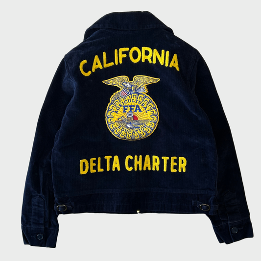 00's FFA ジャケット "CALIFORNIA" 紺 (34)/A9338J-SO