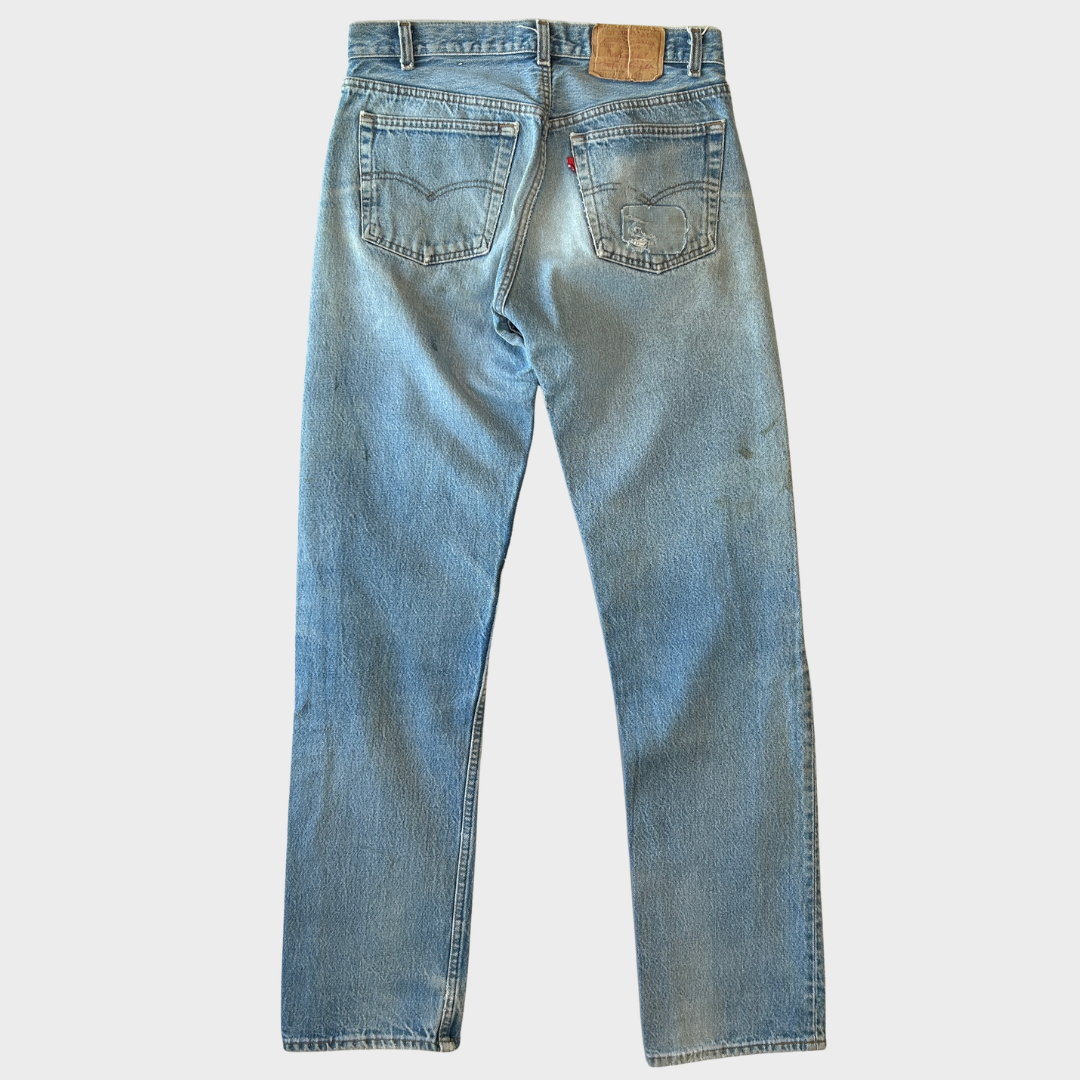 80's Levi's リーバイス 501 denim ダメージデニムパンツ (W32/L34) /A3519P-SO