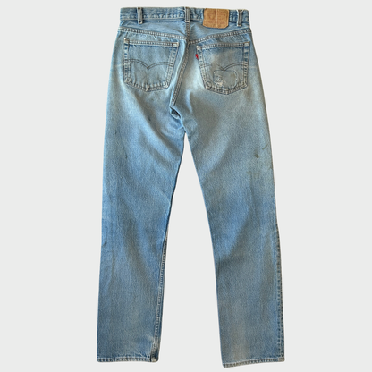 80's Levi's リーバイス 501 denim ダメージデニムパンツ (W32/L34) /A3519P-SO