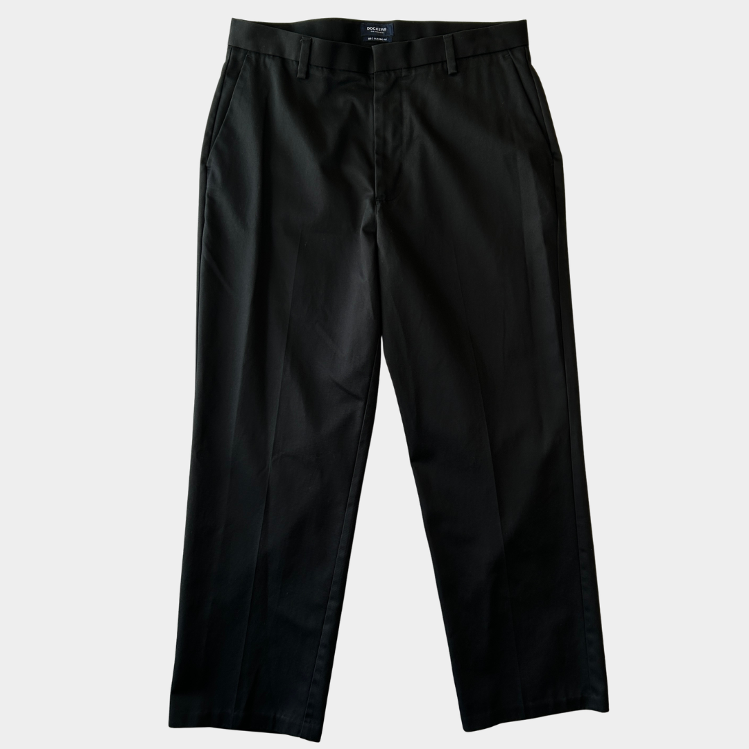 00's Dockers ドッカーズ D3 クラシックフィットチノパン ブラック (36×30)/C1180P-SO