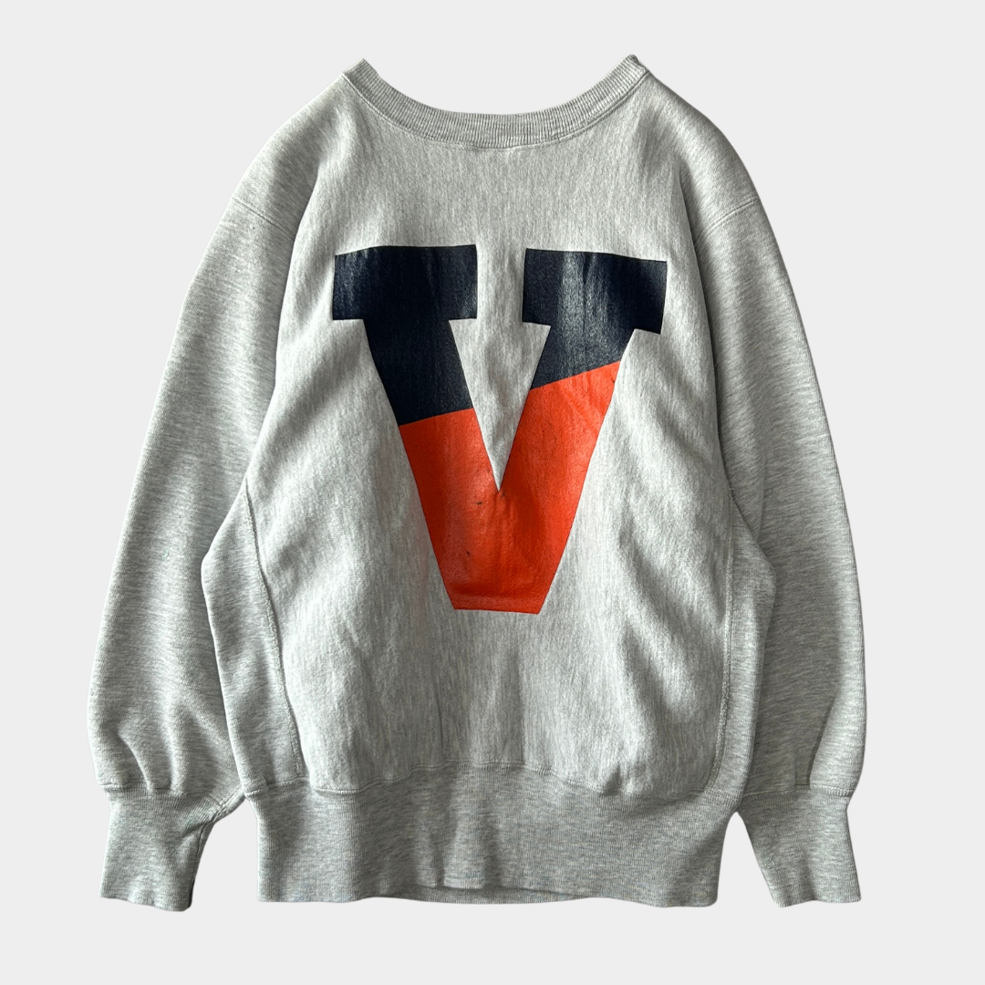 90's Champion Reverse weave リバースウィーブ "Virginia" カレッジスウェット グレー (M)/C0678S-SO