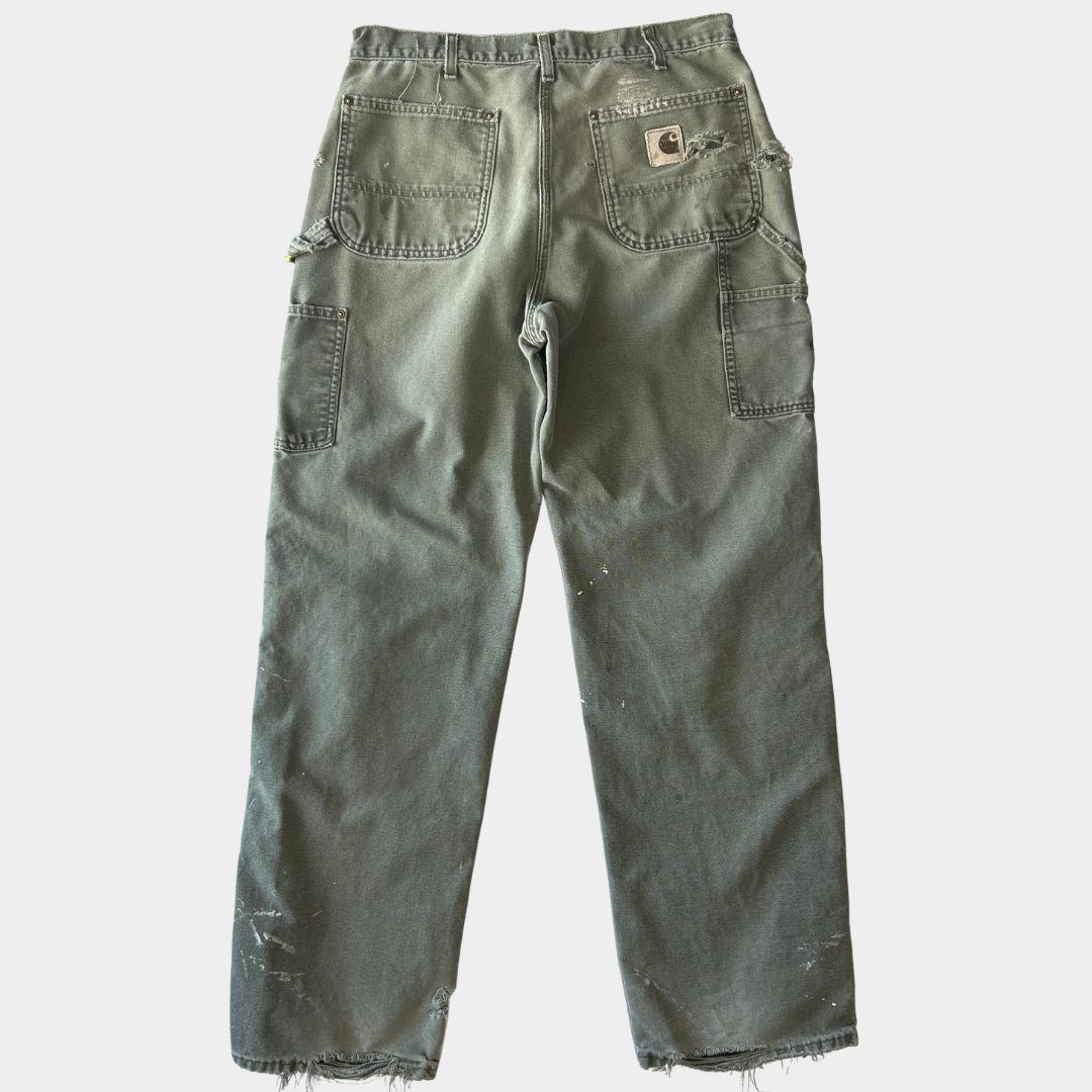 00's Carhartt カーハート ダブルニーパンツ B136 MOS (L34)/C0444P-SO