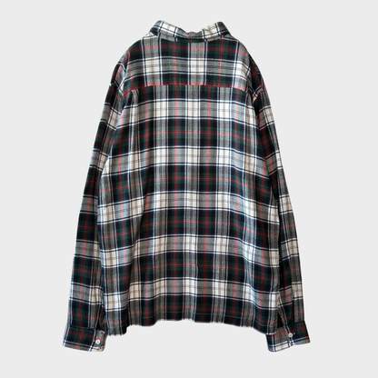 Stussy ステューシー レーヨンチェックシャツ 深緑 (L) /A9256SH-SO