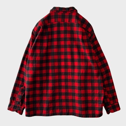 70's Pendleton ペンドルトン ボードシャツ 赤黒(XL)/C1505S-S0