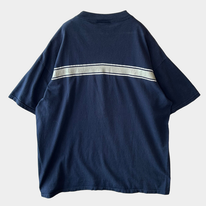 90's TULTEX KORN ロゴTシャツ ネイビー(XL)/A6598T-SO