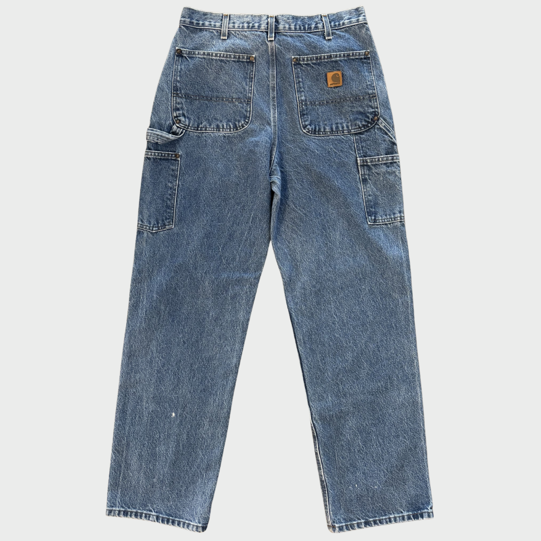 00's Carhartt カーハート ダブルニー デニムペインターパンツ B73 DST (33×32)/C0457P-SO
