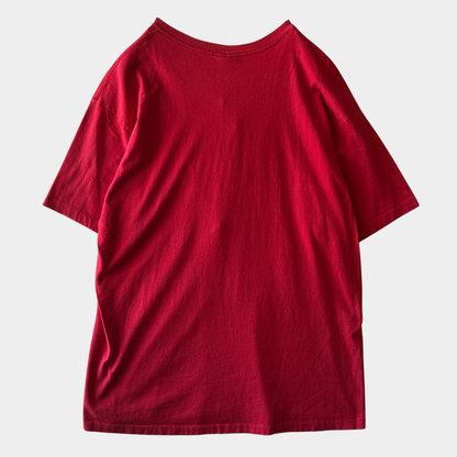1992 Polo by Ralph Lauren スタジアムコレクション グラフィックTシャツ 赤 (M)/A4032T-SO