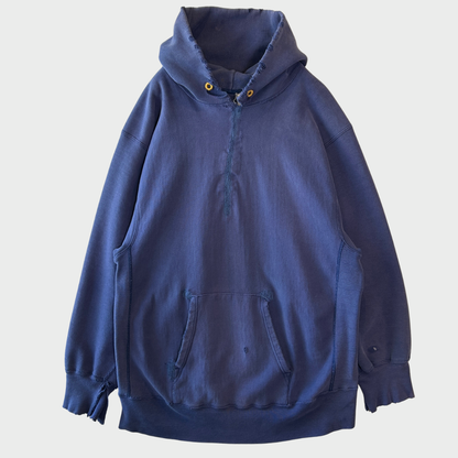 80's Champion リバースウィーブ UC SANDIEGO CREW バックプリント スウェットフーディー 襤褸(XL)/