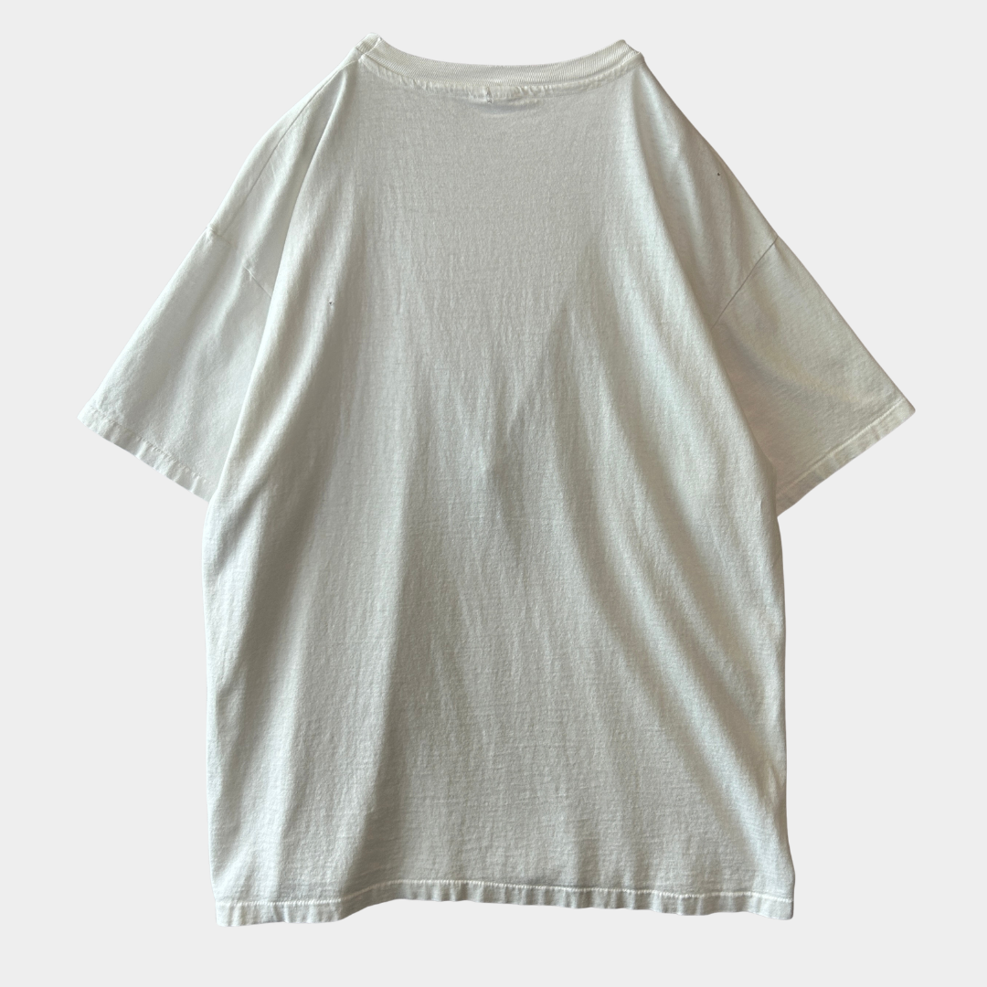 ９0's Fo'c'sle Bar トリックアート スーベニアTシャツ Hanes 白(XL)/C0918T-SO