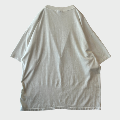 90's Hanes ヘインズ スマイリーフェイス プリントTシャツ 白 XL B3477T-SO