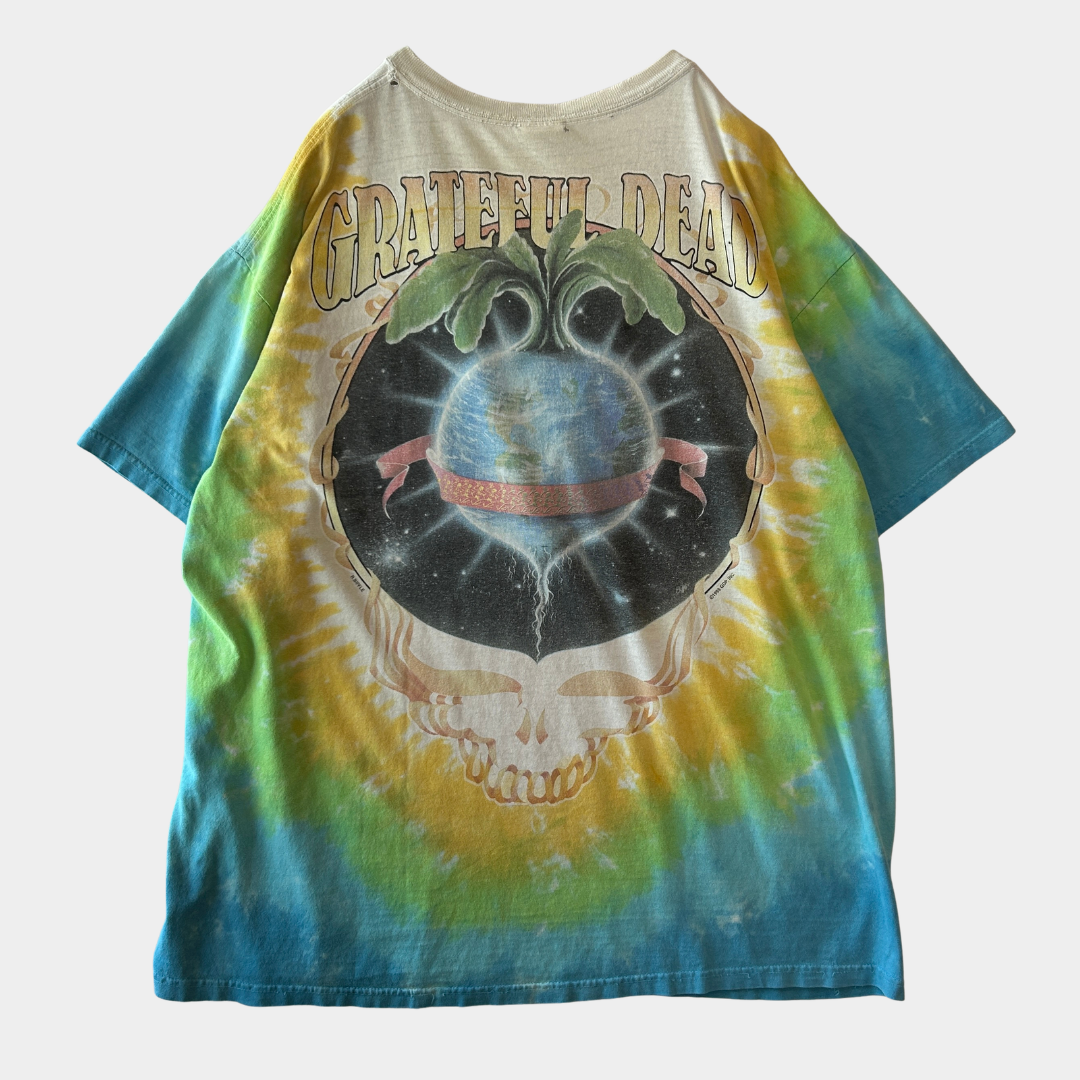 90's Grateful Dead グレイトフル・デッド KEEP IT GREEN タイダイTシャツ anvil (XL)/A6513T-SO