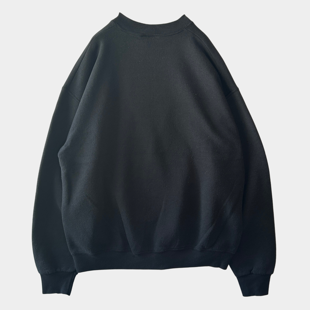 90's Mickey & Co. グーフィー "THIS END UP" ディズニースウェット 黒 (XL)/C1426S-SO