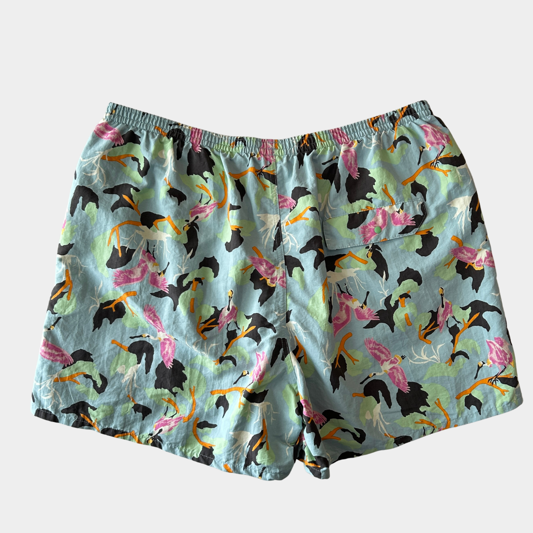 2020 Patagonia パタゴニア Baggies Shorts バギーズショーツ 5インチ SPBG ヘラサギ柄 (XL)/A4284P-SO