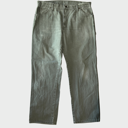 00's dickies ダックペインターパンツ モスグリーン(38×32)/B0768P-SO