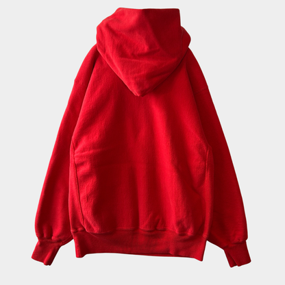 90's Champion Reverse Weave リバースウィーブ IOWA STATE スウェット フーディー レッド(XL)/C0769R-SO