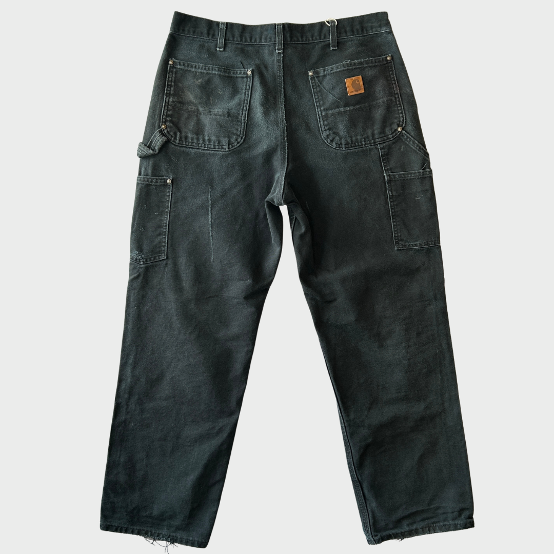 00's Carhartt カーハート ダブルニー ペインターパンツ B136 BLK ブラック (W34/L30) /B3730P-SO