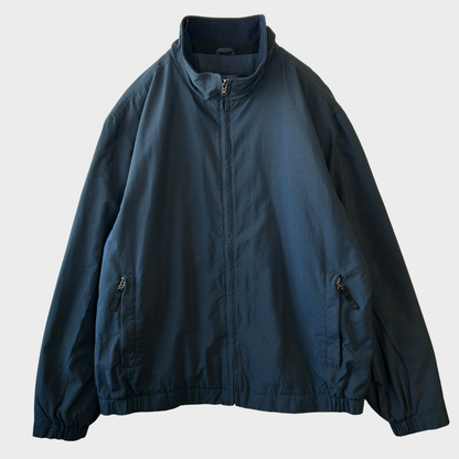 00's Eddie Bauer ナイロンジャケット 紺 (tall L)/A8962J-SO
