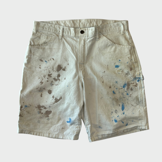 00's Dickies×Sherwin Williams ディッキーズ ペインターショーツ ハーフパンツ  白 (W36)/A7363P-SO