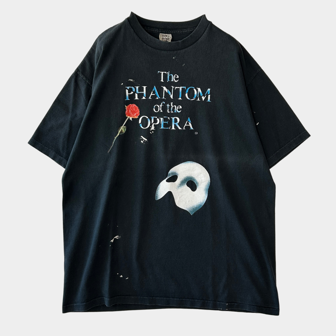 90's Roots オペラ座の怪人 ミュージカルTシャツ 黒 (XL)/C1011T-SO