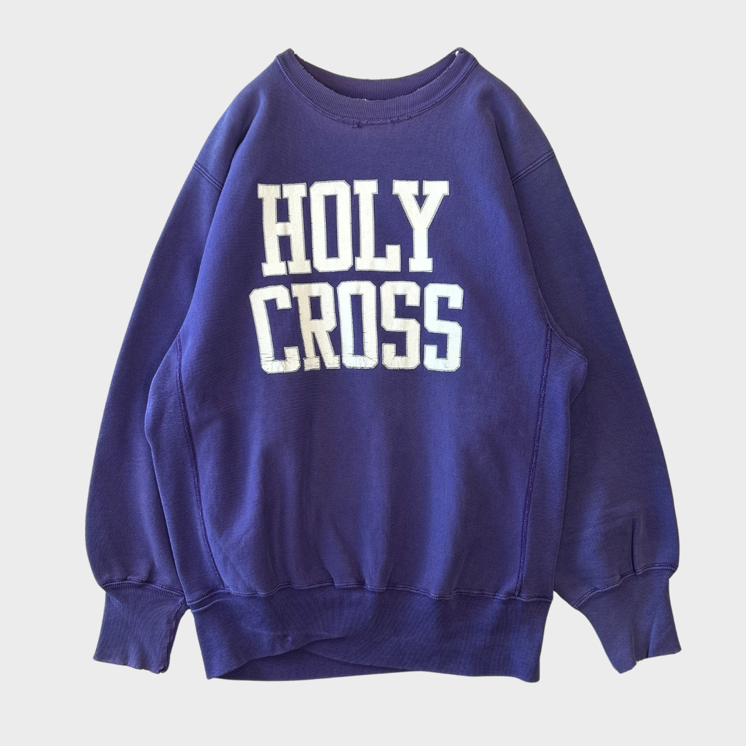 90's  Campion Reverse Weave リバースウィーブ HOLY CROSS 紫 XL /A8176S-SO
