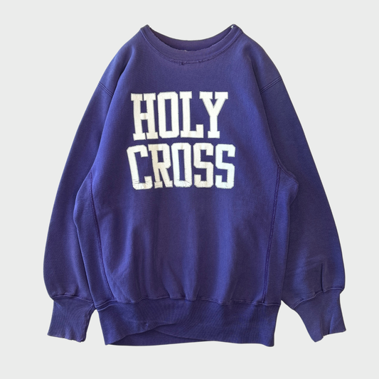 90's  Campion Reverse Weave リバースウィーブ HOLY CROSS 紫 XL /A8176S-SO