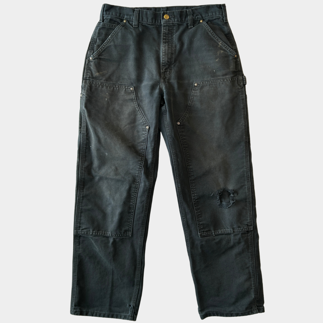 00's Carhartt カーハート ダブルニー ワークパンツ ペインター B136-BLK(33×32)/B3432P-SO