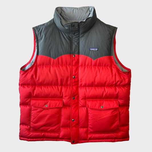2011 (FA11) Patagonia パタゴニア スリングショット・ダウンベスト レッド × チャコール (XXL)/A9292V-SO