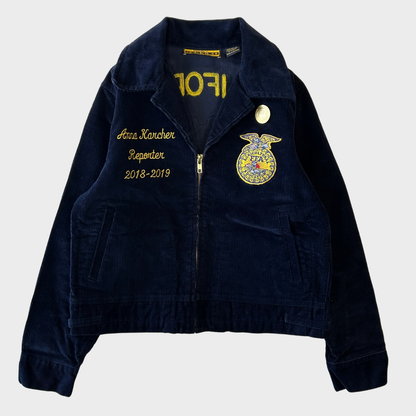 00's FFA ジャケット "CALIFORNIA" 紺 (34)/A9338J-SO