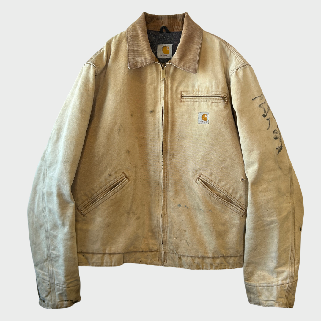 00's Carhartt カーハート デトロイトジャケット ベージュ (推定M