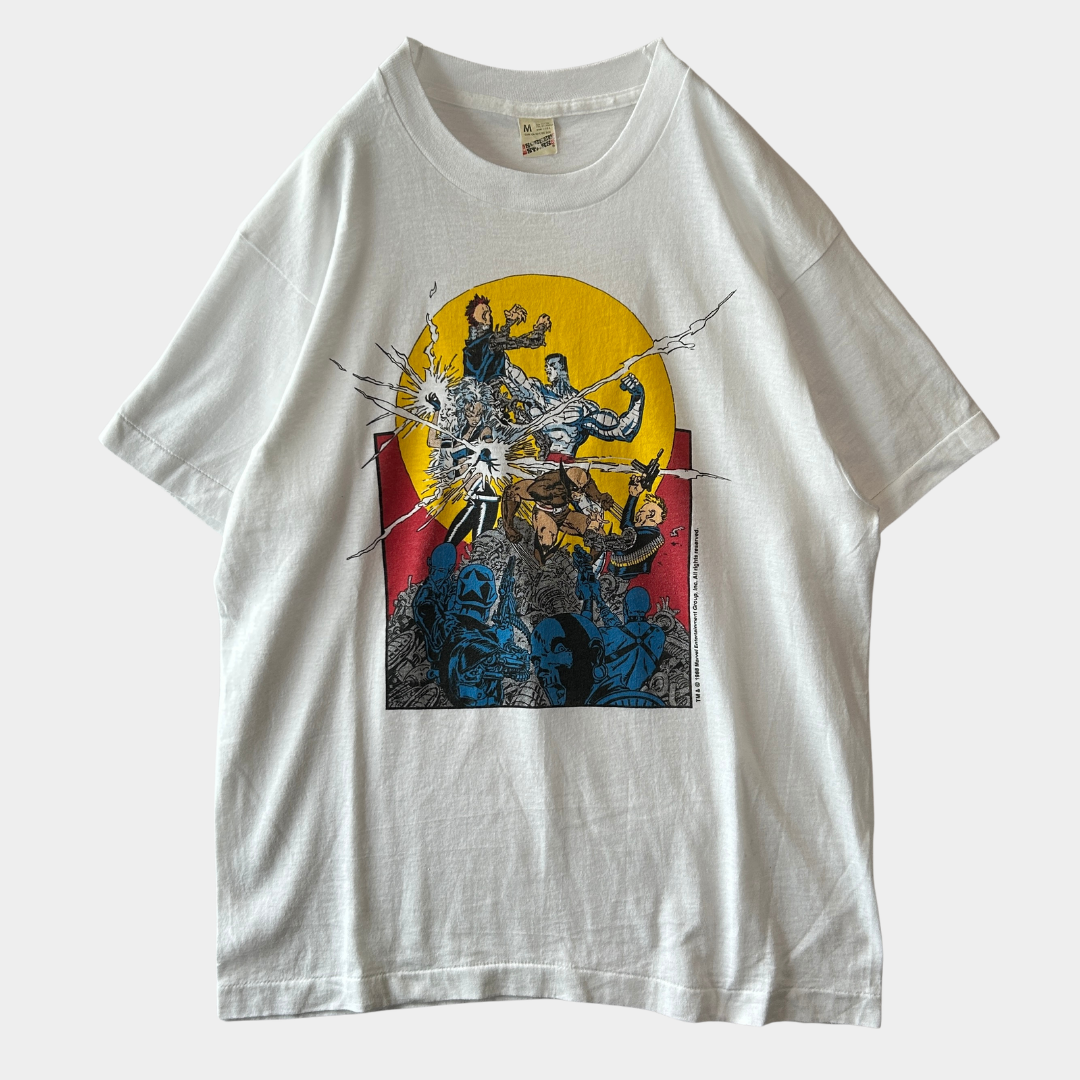 80's MARVEL COMICS マーベル  X-MEN アメコミTシャツ 白(M)/C1184T-SO
