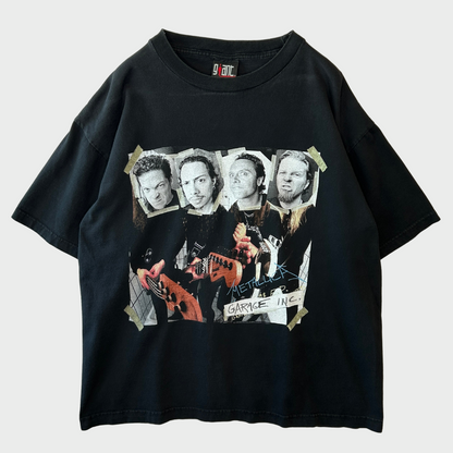 90's  giant  METALLICA  GARAGE INC. アルバム ジャケ写 Tシャツ 黒 L /A4313T-SO