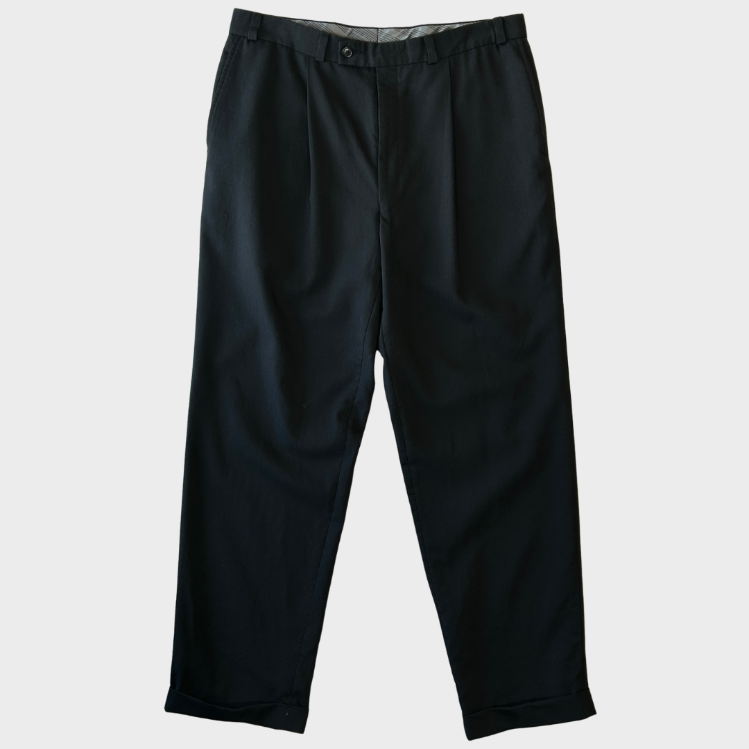 00's Calvin Klein カルバンクライン CK スラックス ブラック (サイズ不明) /B0161P-SO