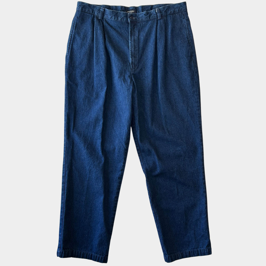 00's Dockers Khakis ドッカーズ ２タックデニムスラックス リーバイス (W40L32)/C1179P-SO