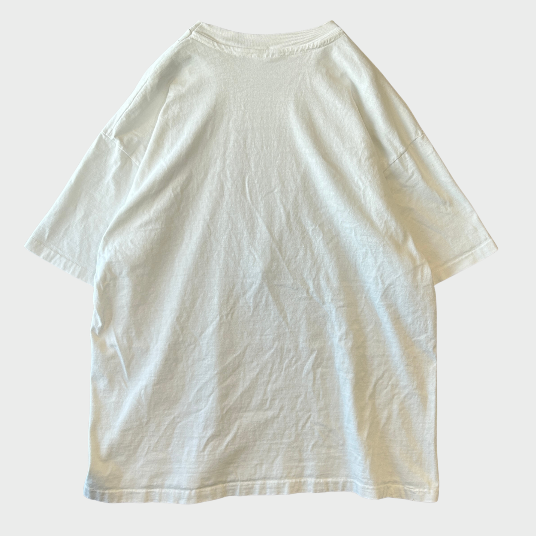 90's Hanes ヘインズ ピカソ「花束を持つ手」アート Tシャツ T-shirt 白 (XL) /B3491T-SO
