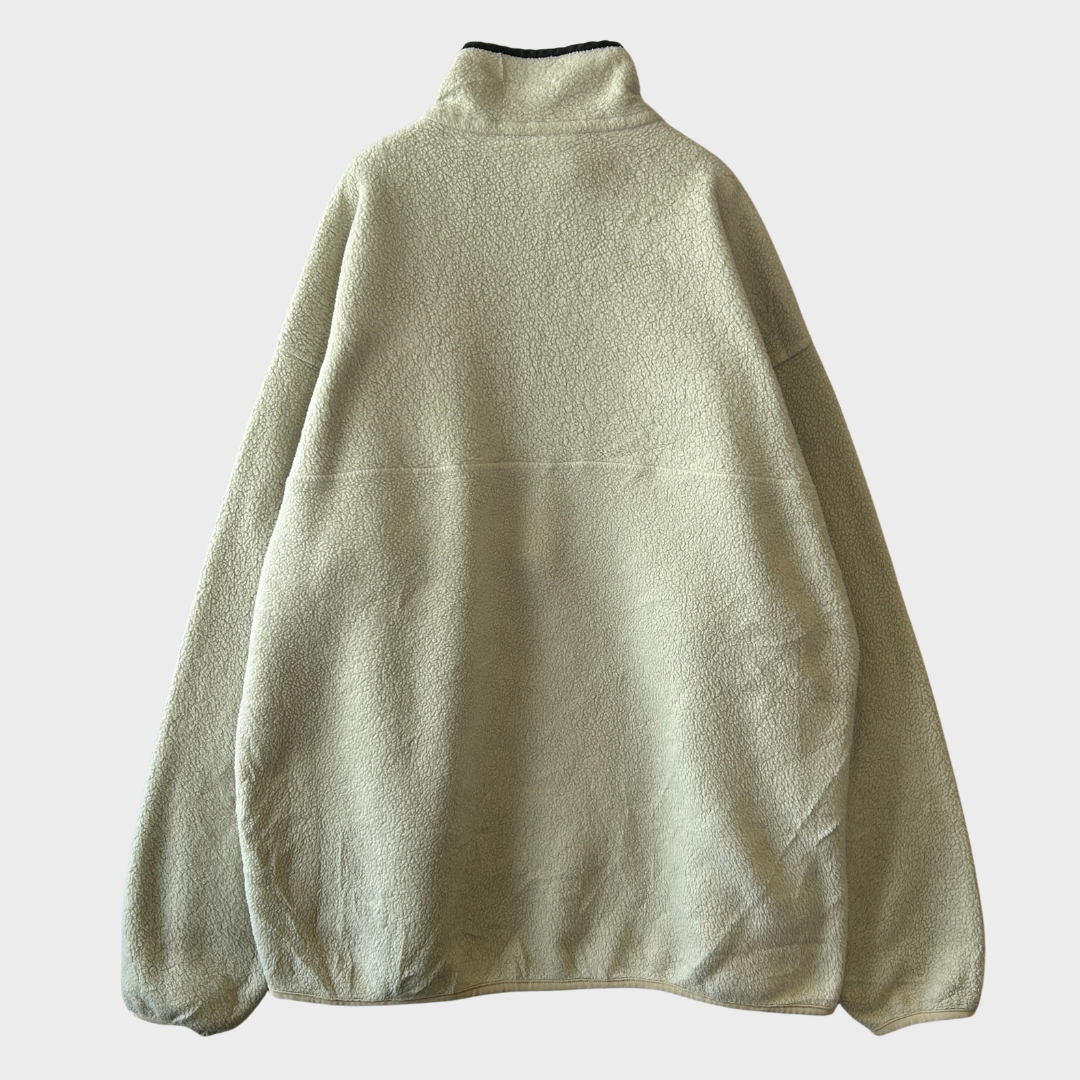 00's Patagonia パタゴニア スナップT シンチラ フリース プルオーバー アイボリー (L) /C0217F-SO
