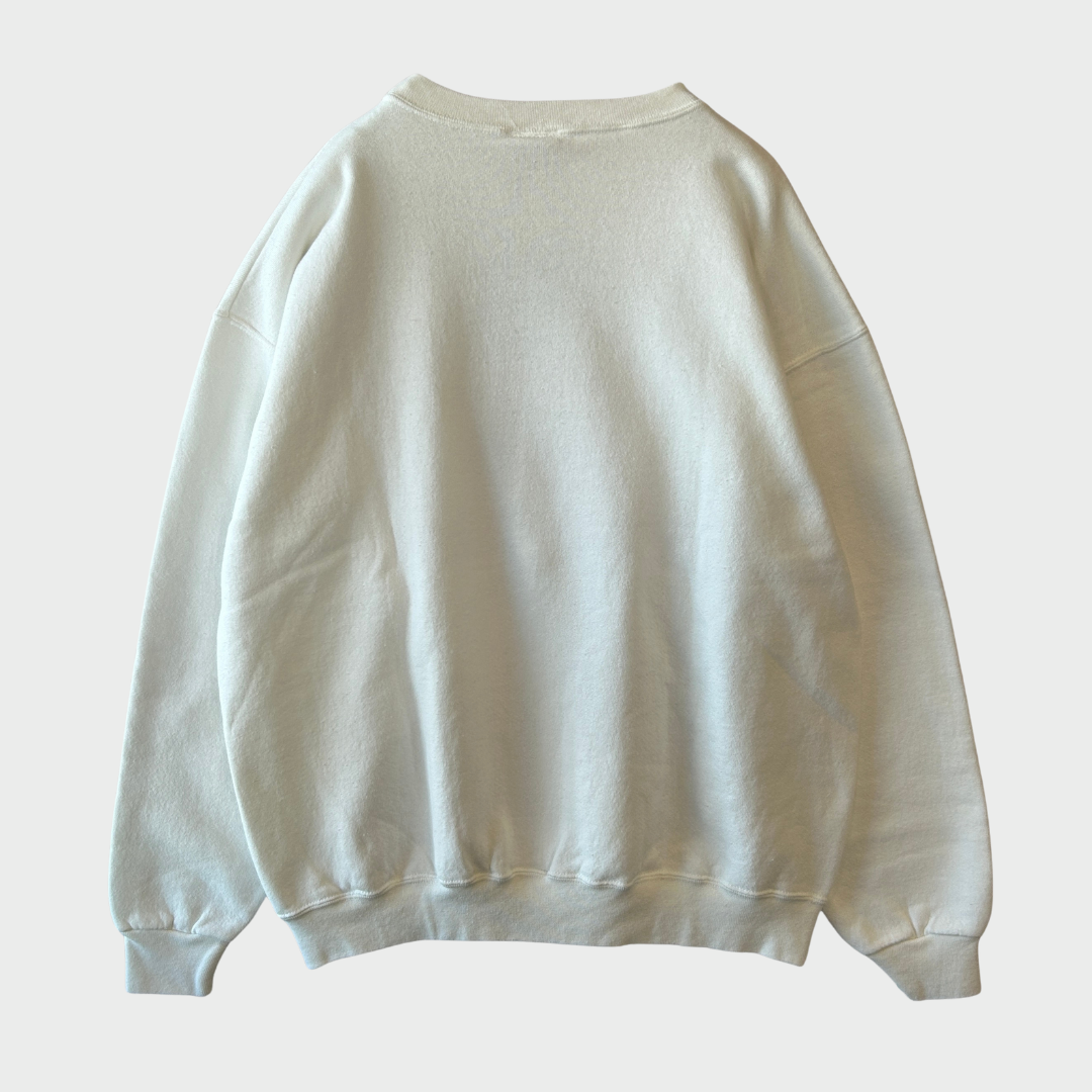 90's Disney ドナルドダック Bepa Johnny スウェット 白 (XL) /B1766S-SO