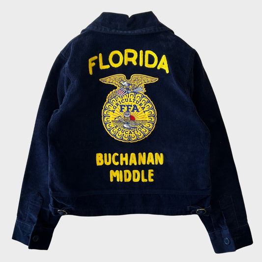 00's FFA ジャケット "FRLORIDA" 紺 (32)/A7548J-SO