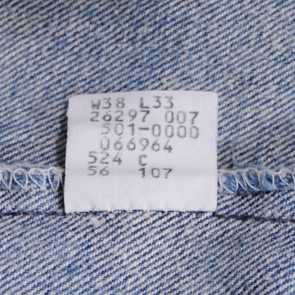 80's Levi's 501 USA 青(W38L33)/A3602P-S