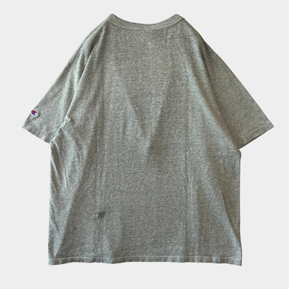 90's champion チャンピオン KENYON カレッジTシャツ グレー(XL)/C0956T-SO