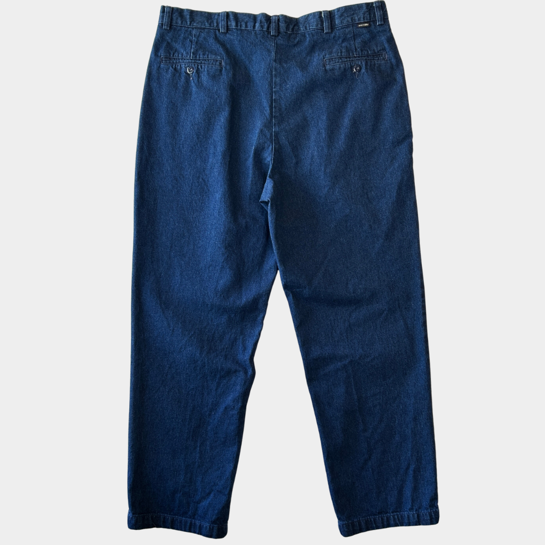 00's Dockers Khakis ドッカーズ ２タックデニムスラックス リーバイス (W40L32)/C1179P-SO