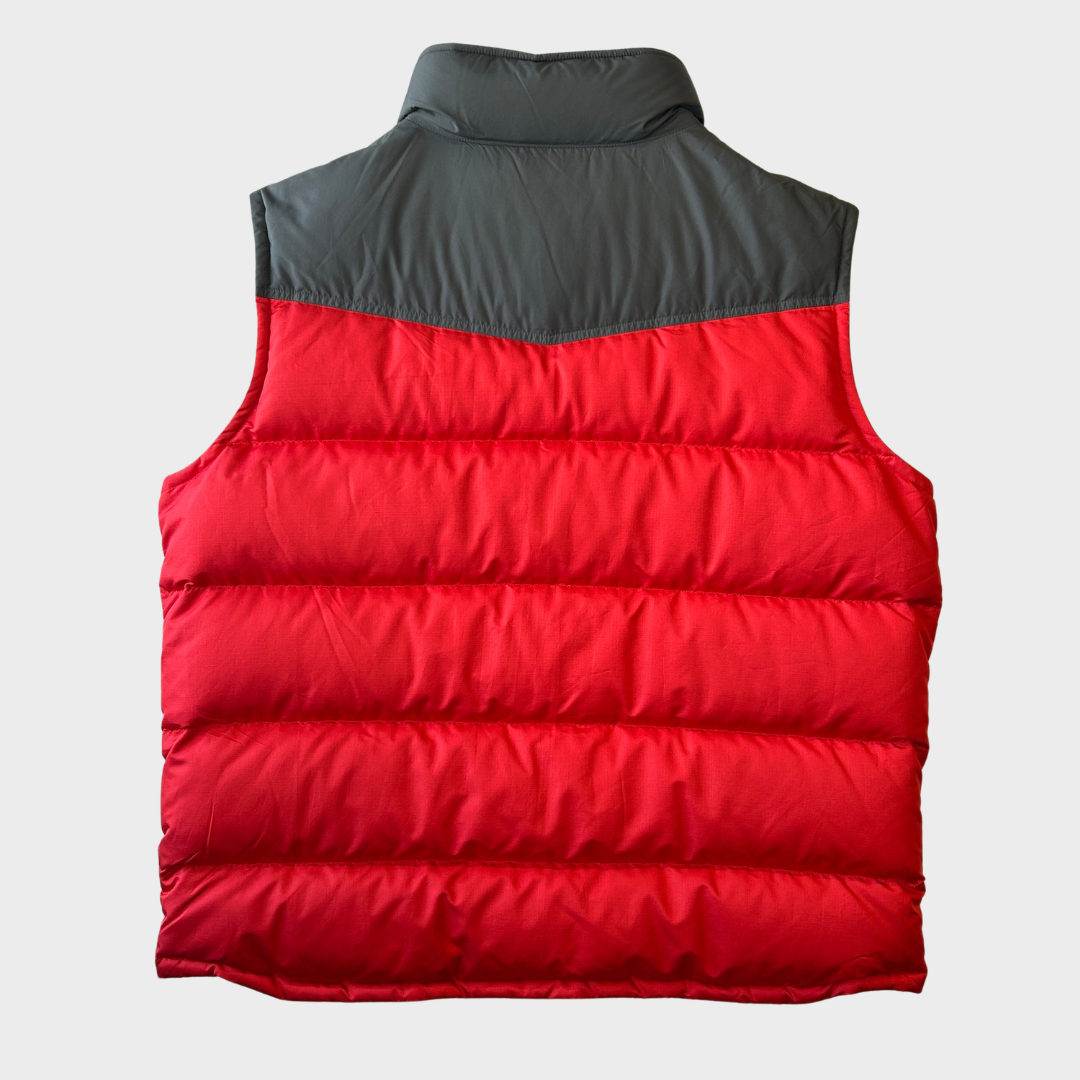 2011 (FA11) Patagonia パタゴニア スリングショット・ダウンベスト レッド × チャコール (XXL)/A9292V-SO