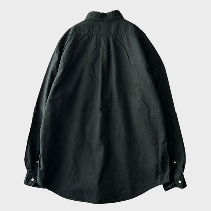 00's Ralph Lauren ラルフローレン 無地シャツ 黒 (XL)/A7920SH-SO