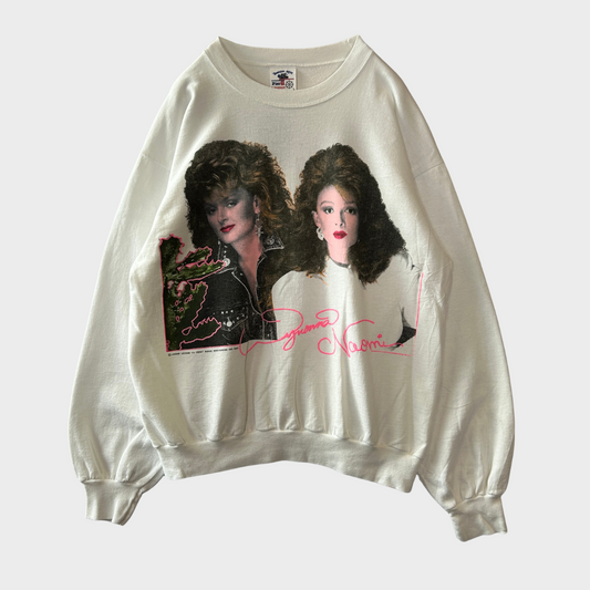 90's  Tennessee River  The Judds Wynonna&Naomi  1991ツアー スウェット 白 L /A8198S-SO