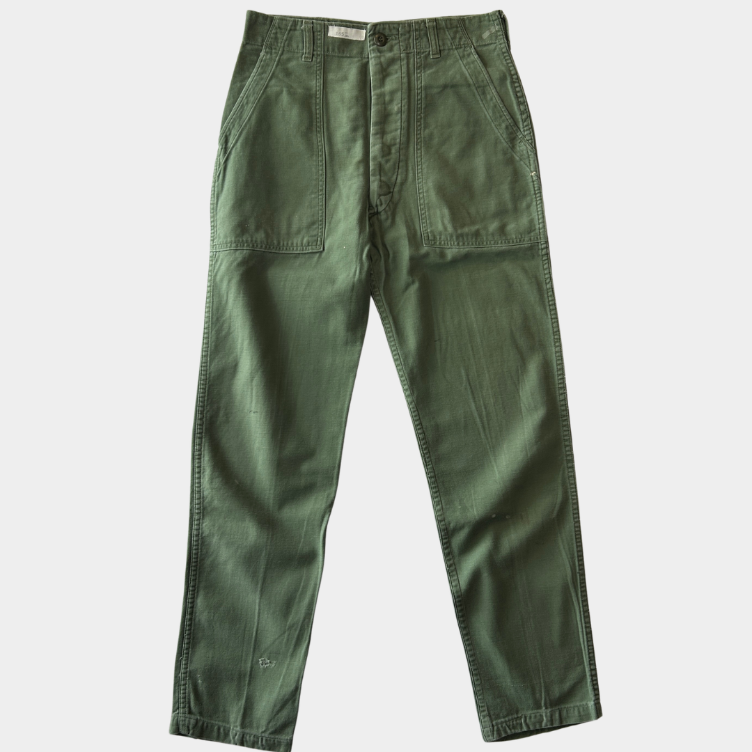 60's~70's U.S.ARMY OG-107 Utility Pants ベイカーパンツ (30×31)/A7129P-SO