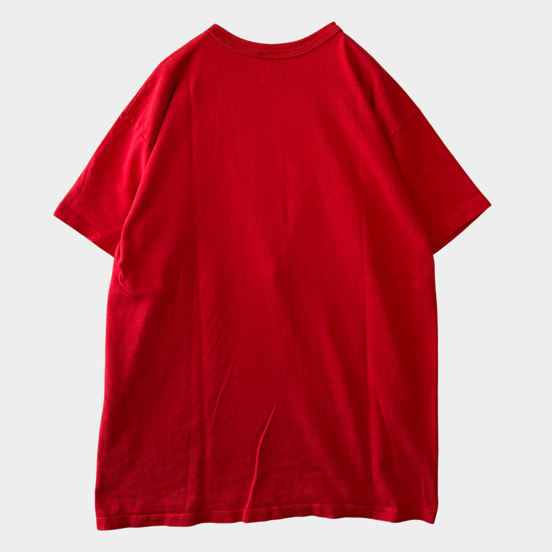 90's Champion チャンピオン Fairfield University カレッジTシャツ 赤(XL)/C0955T-SO