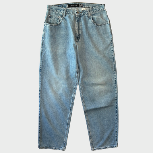 90's Levi's リーバイス Silber Tab デニム バギーパンツ 薄青 (36×36)/B2606P-SO