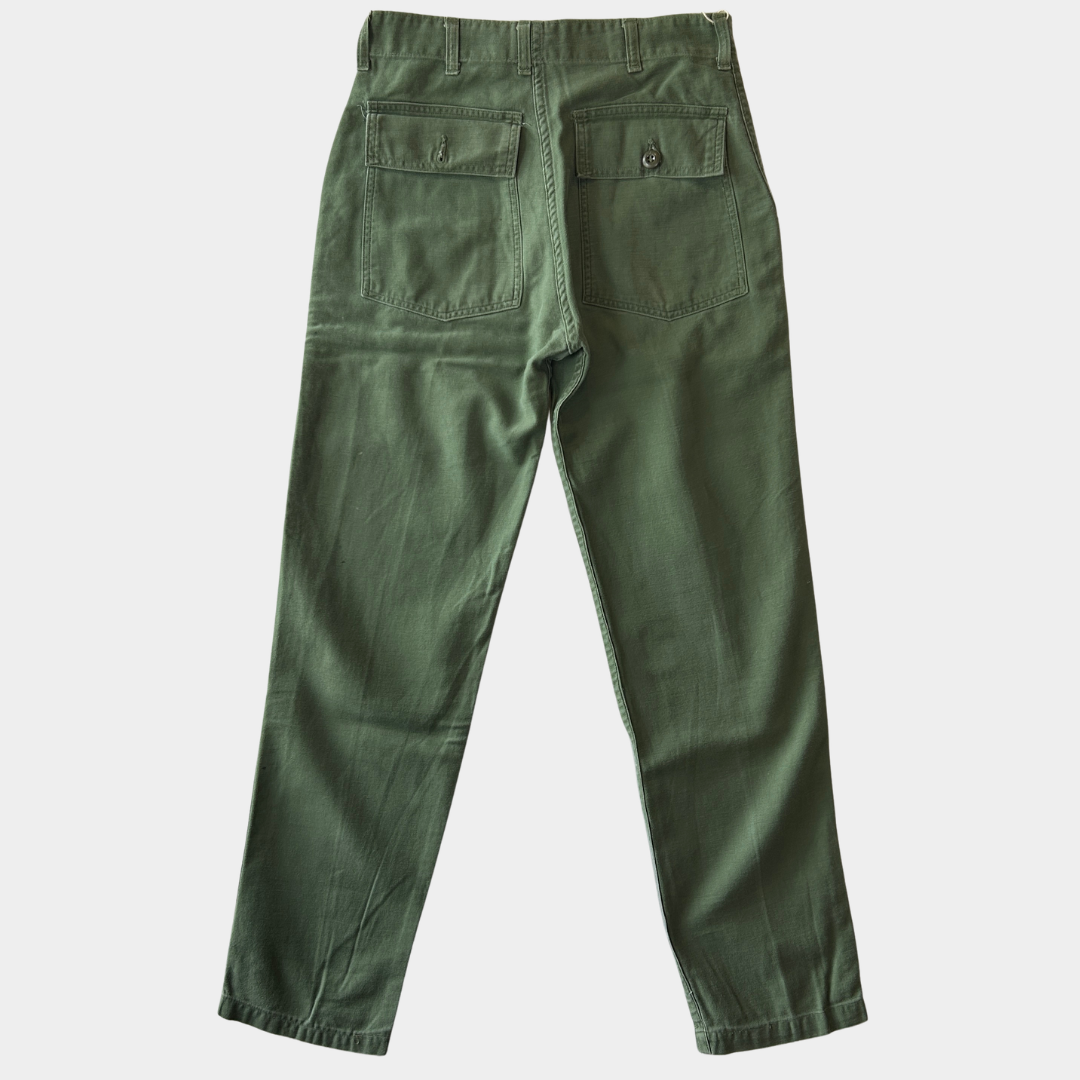 60's~70's U.S.ARMY OG-107 Utility Pants ベイカーパンツ (30×31)/A7129P-SO