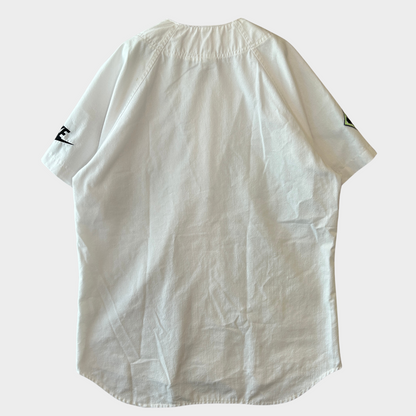 90's NIKE BOSTON ベースボールシャツ 半袖シャツ 白 (L)/B2347S-SO