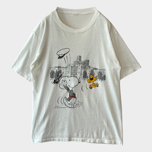 90's  スヌーピー ウッドストック プリントTシャツ 白 サイズ不明/A7251T-SO